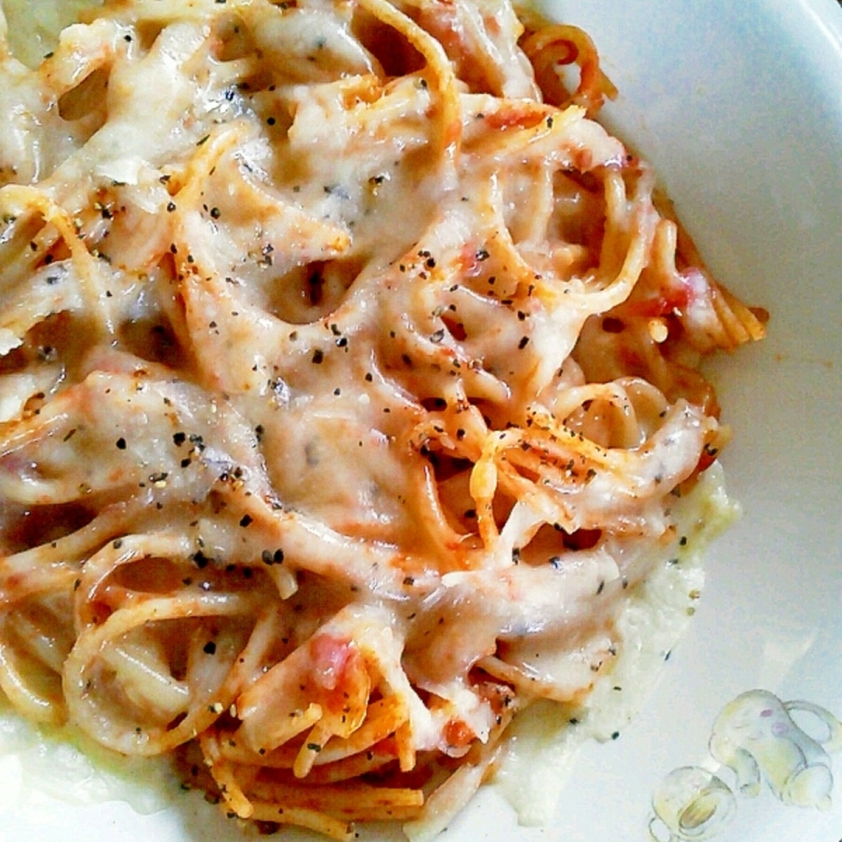 簡単 残ったスパゲティをリメイク チーズ焼きパスタ レシピ 作り方 By Fukauzuki 楽天レシピ